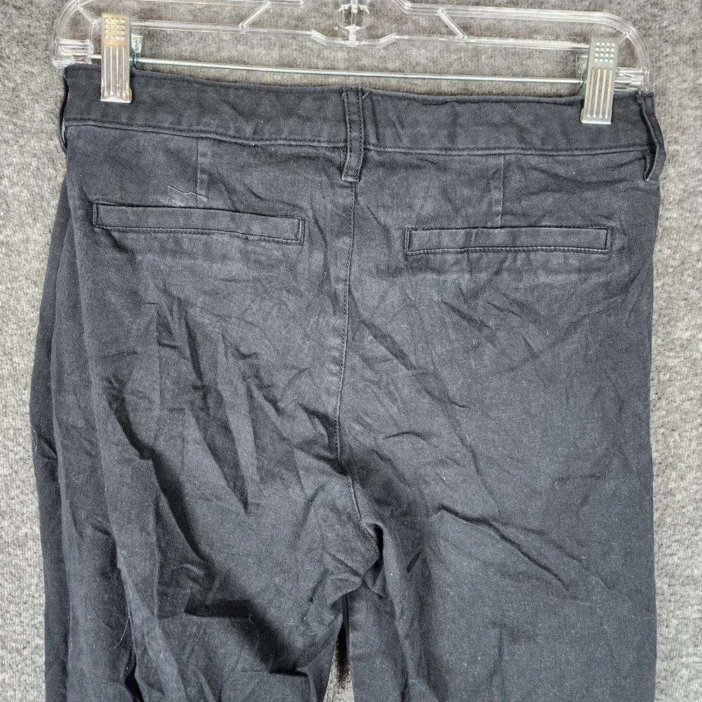 Old Navy Pants Womens 6 High Rise Skinny Black Adjustable Waist EUC
